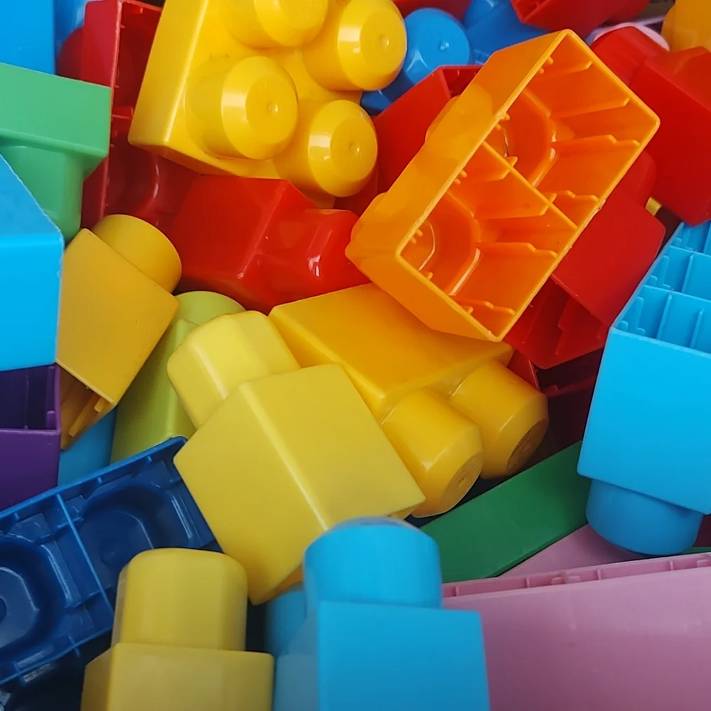 Mega blocks multicolor Fisher Price 85 piece clean good condition